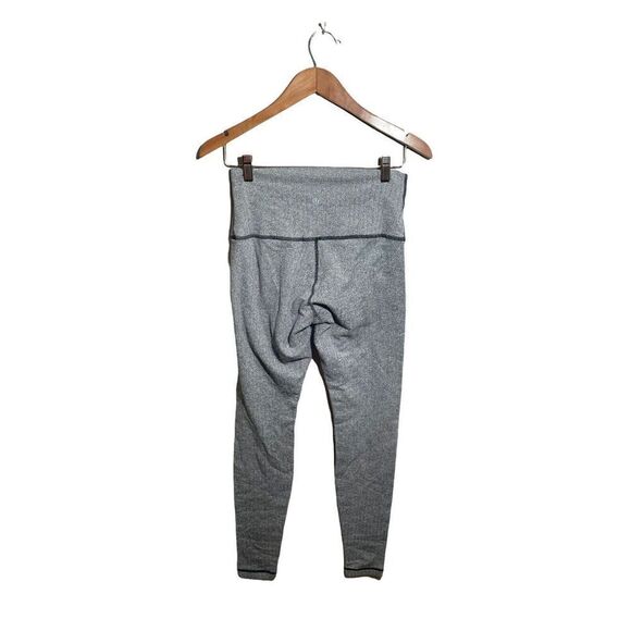 Lululemon Wunder‎ Under Tights Roll Down Pants Womens 8 Herringbone Stretch - Picture 2 of 7